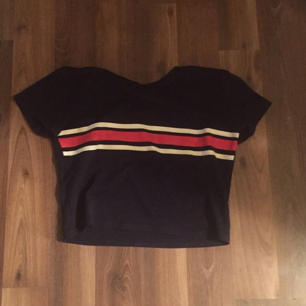 Stripped Crop Top